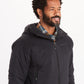 Jaqueta com capuz masculina Marmot preta tamanho grande