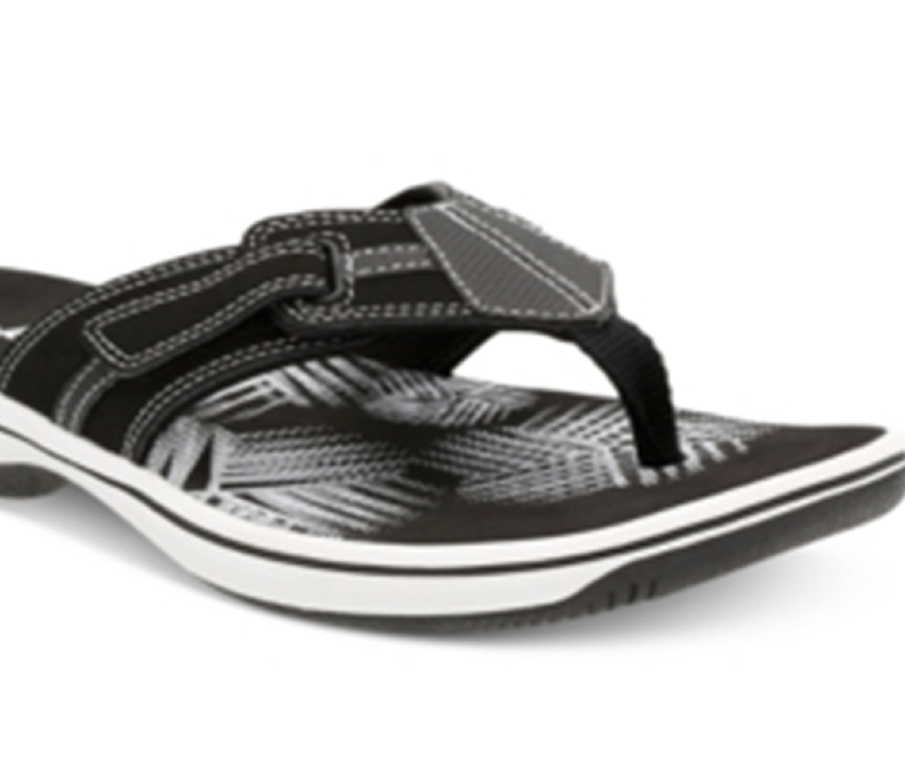 Chinelos Clarks Brinkley Bree Femininos Pretos Tamanho 8 M