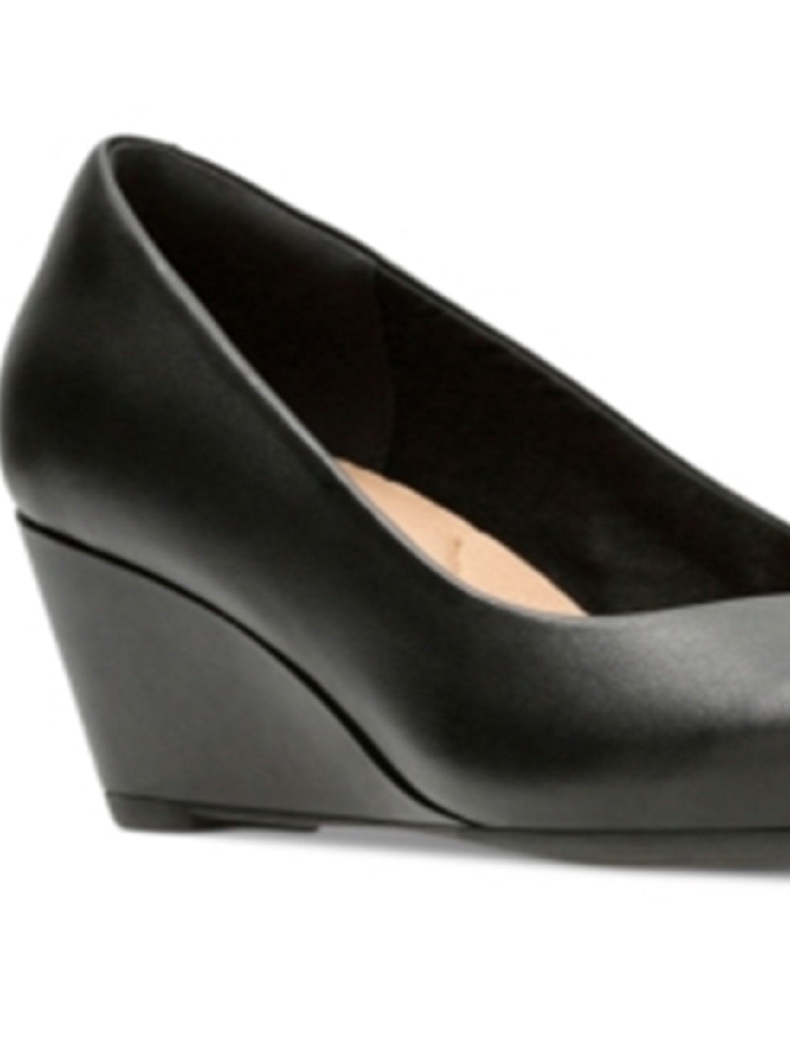 Clarks Flores Tulip Wedge Scarpin Feminino Preto Tamanho 6,5 W