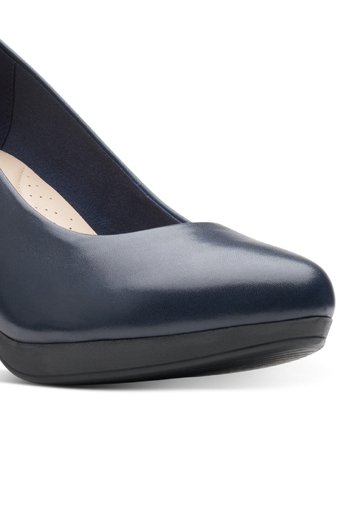 Sapatos sociais Clarks Ambyr Joy femininos, azul, tamanho 8 M