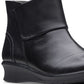Bota feminina Clarks Hope Track preta, tamanho 7,5 M
