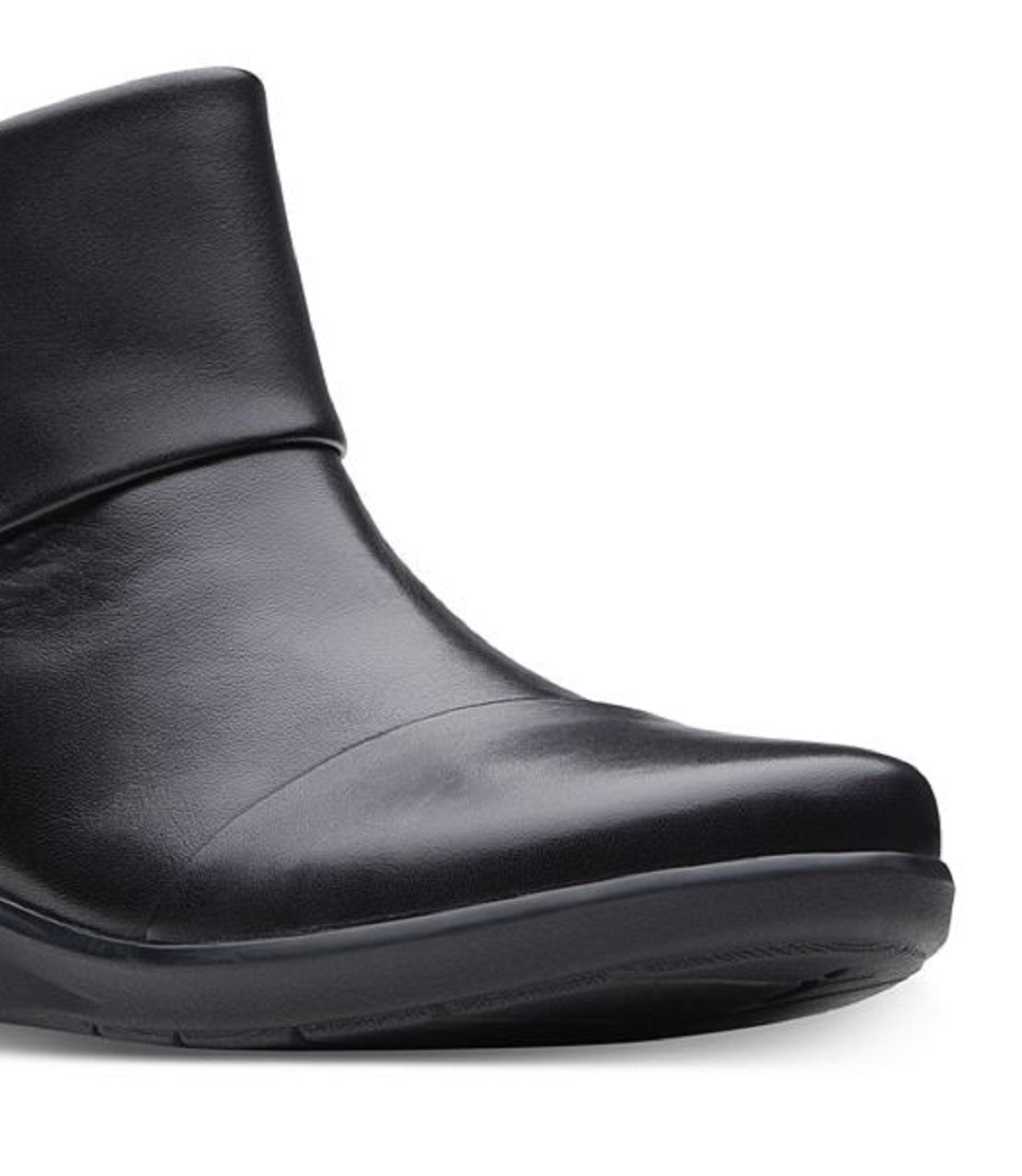Bota feminina Clarks Hope Track preta, tamanho 7,5 M