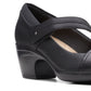 Coleção Feminina Clarks Emily Pearl Maryjanes Sapatos Pretos Tamanho 7 N