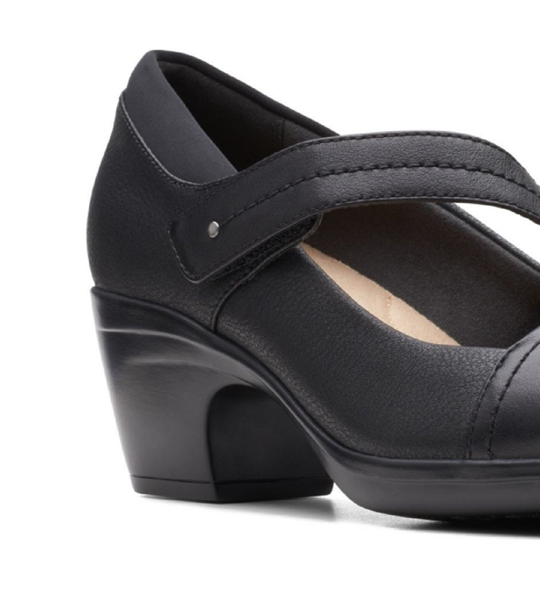 Coleção Feminina Clarks Emily Pearl Maryjanes Sapatos Pretos Tamanho 7 N