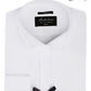 Camisa smoking masculina Michelsons Of London com corte slim e punho elástico, branca, tamanho 15x32x33