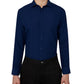 Camisa social Calabrum masculina regular fit sólida performance azul tamanho grande
