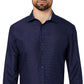 Camisa social Calabrum masculina regular fit performance azul tamanho grande