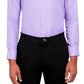 Camisa social masculina Calabrum Regular Fit, sem passar a ferro, roxa, tamanho XX-G