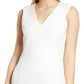 Vestido Donna Ricco Feminino com Bainha Cupcake e Bainha Scuba, Branco, Tamanho 10