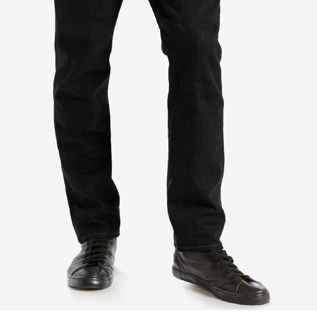 Calça jeans Levi's 502 Flex Taper Masculina Preta Tamanho 30X30