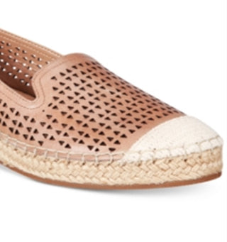 Bella Vita Channing Cap Toe Espadrille Flats Feminino Marrom Tamanho 8,5 M