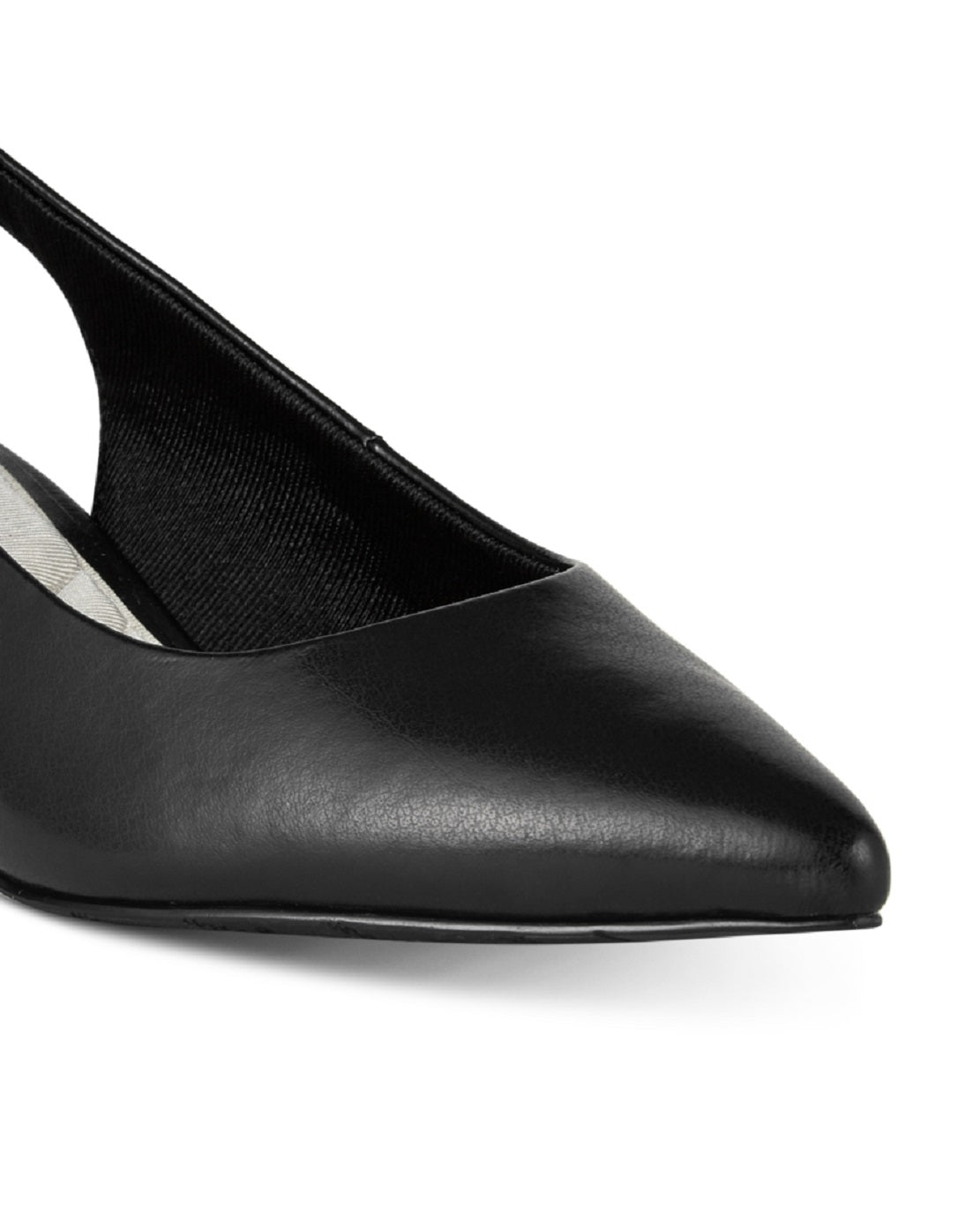 Easy Street Faye Slingback Feminino Salto Kitten Preto Tamanho 8,5 W