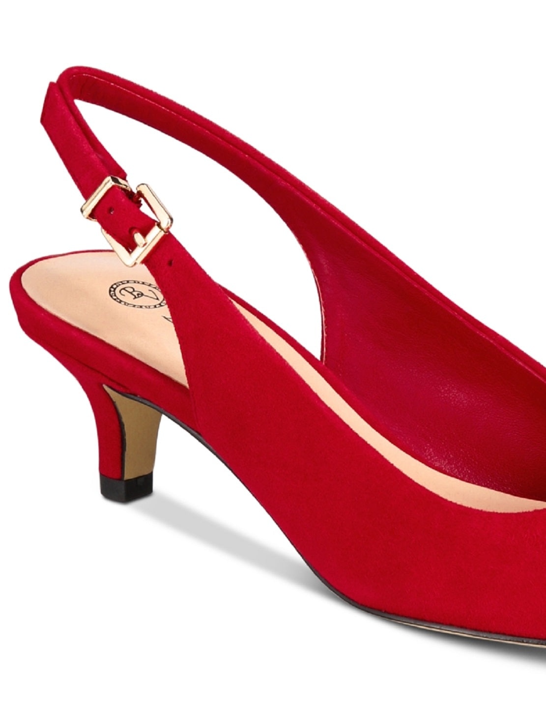 Bella Vita Scarlett Slingback Scarpin Feminino Vermelho Tamanho 7,5 M