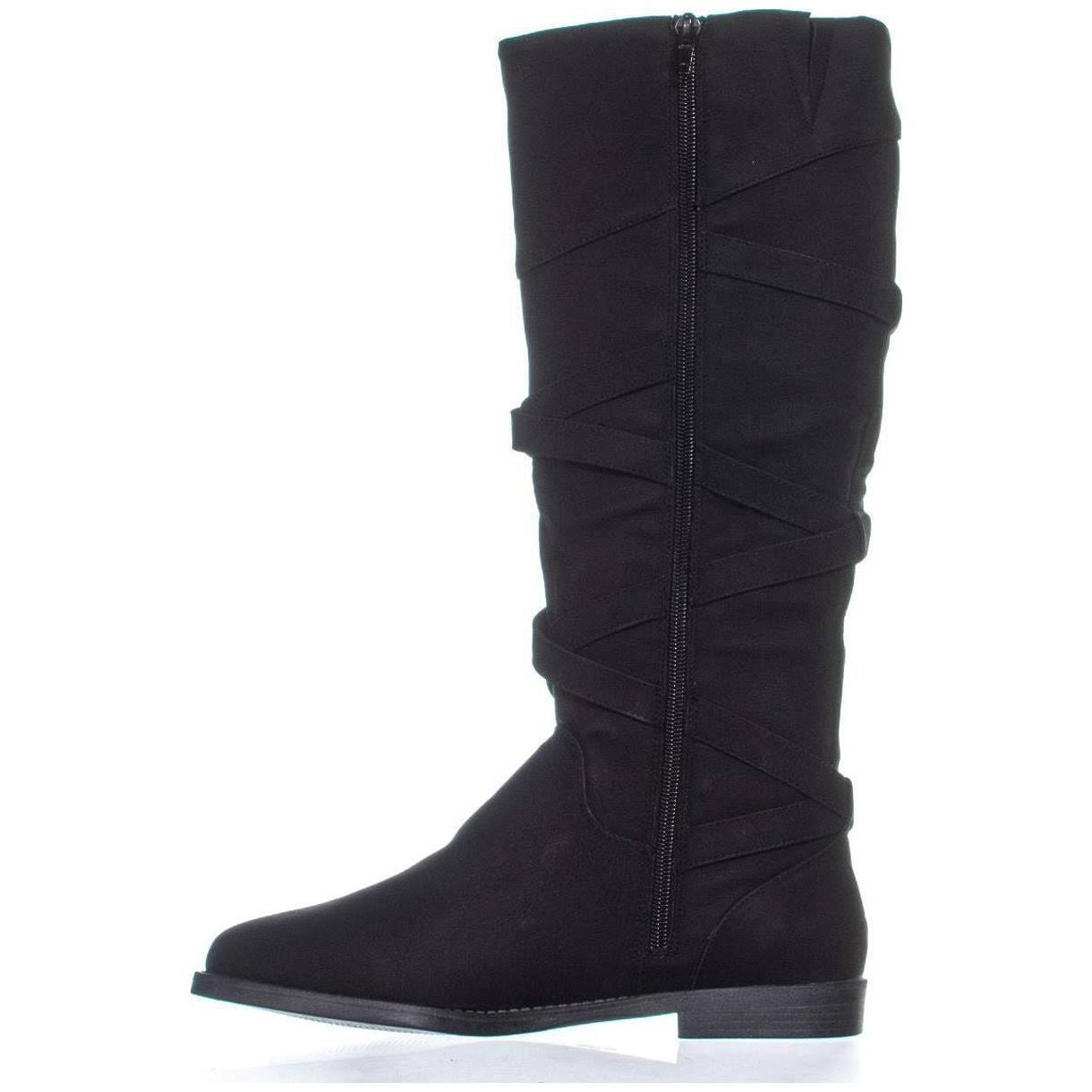 Botas femininas Easy Street Memphis pretas tamanho 8,5 W