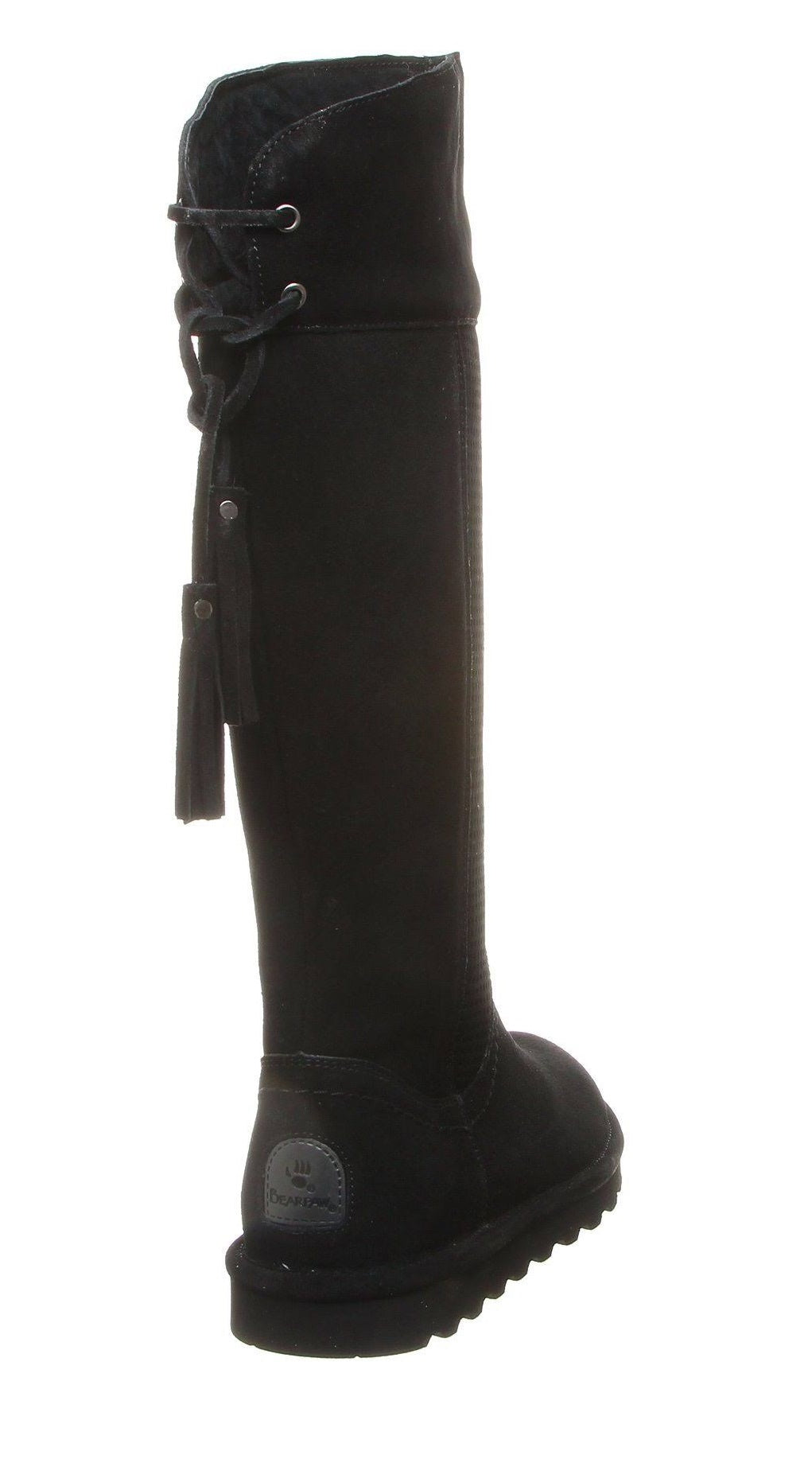 Botas Tracy Femininas Bearpaw, Pretas, Tamanho 9