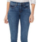 Calça jeans feminina NYDJ Marilyn Tummy Control com perna reta, azul, tamanho 12