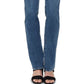 Calça jeans feminina NYDJ Marilyn Tummy Control com perna reta, azul, tamanho 12