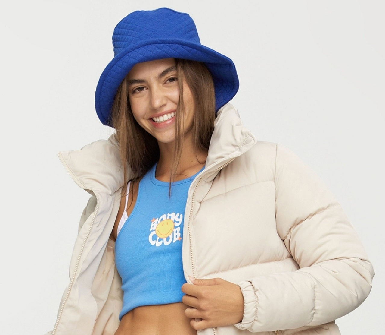 Jaqueta Puffer Cotton On Feminina The Recycled Mother Branca Tamanho Grande