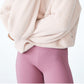 Suéter feminino COTTON ON Crop Sherpa com zíper e meio zíper, rosa, tamanho grande