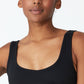 Top curto feminino COTTON ON Ultra Soft Movement, preto, tamanho X-G
