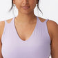 Top curto feminino Active Ultimate Workout da COTTON ON, roxo