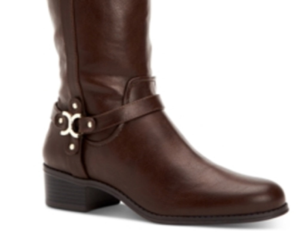 Sapatos de salto alto femininos Charter Club Helenn Almond Toe, marrom, tamanho 6.0