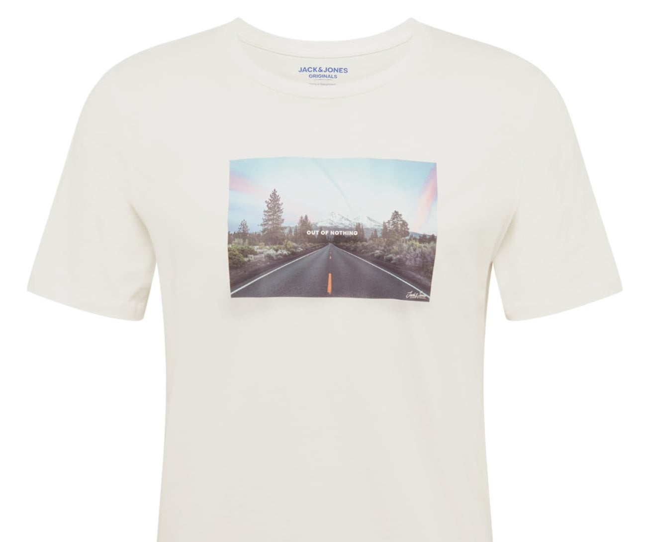 Camiseta masculina Jack &amp; Jones 'Explorer' marrom tamanho pequeno