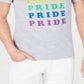 Camiseta masculina com estampa Rainbow Pride da INC International Concepts, cinza, tamanho XXX-G