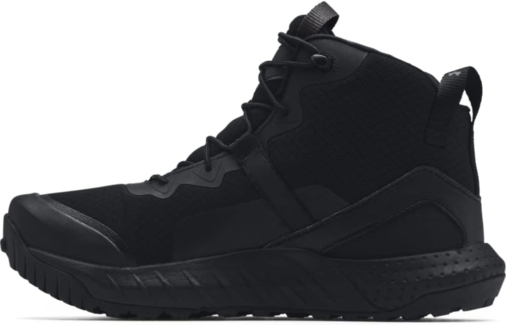 Bota militar e tática Under Armour Micro G Valsetz Mid masculina, preta