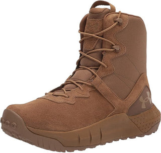 Bota militar e tática Under Armour Micro G Valsetz Lthr masculina, Coyote