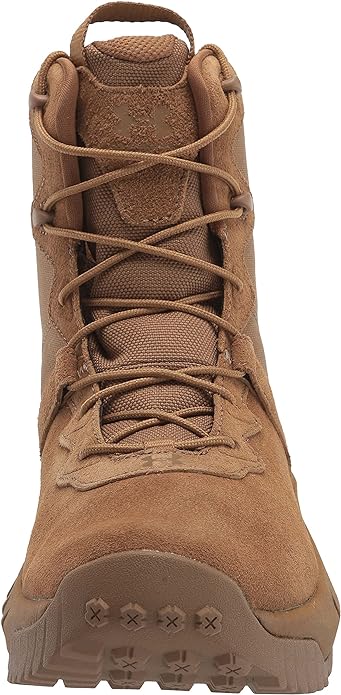 Bota militar e tática Under Armour Micro G Valsetz Lthr masculina, Coyote