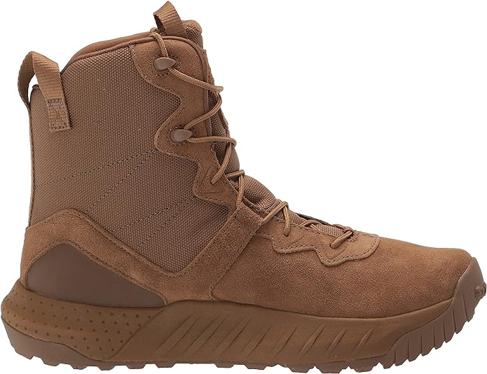 Bota militar e tática Under Armour Micro G Valsetz Lthr masculina, Coyote