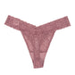Calcinha fio dental de renda feminina Jenni rosa tamanho 1X-3X