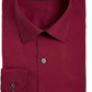 Camisa social masculina Alfatech Classic/Regular-Fit, elástica, com absorção de umidade e resistente a rugas, vermelha, tamanho 15-15,5-M