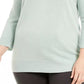 Karen Scott Suéter feminino plus size com decote balé Lt/Pasblue tamanho 1X
