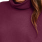 Alfani Suéter Poncho Feminino Petite Gola Alta Vermelho Tamanho Médio