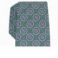 Gravata Tasso Elba Masculina Medallion Classic Verde Tamanho Único