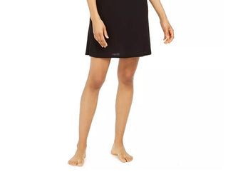 Camisola feminina Charter Club com manga de renda, preta, tamanho médio