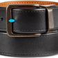 Cinto de couro reversível masculino original Penguin, preto, tamanho 36 REG