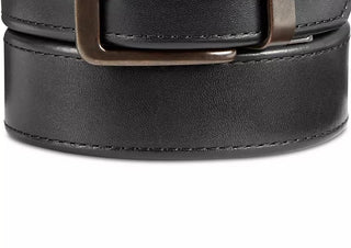 Cinto de couro reversível masculino original Penguin, preto, tamanho 36 REG