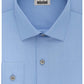 Camisa social Kenneth Cole masculina, tamanho grande e alto, corte clássico, azul, tamanho 19x35-36