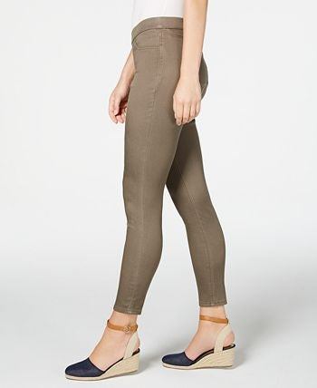 Calças jegging femininas Petite Pull-On da Style &amp; Co, marrom, tamanho Petite S