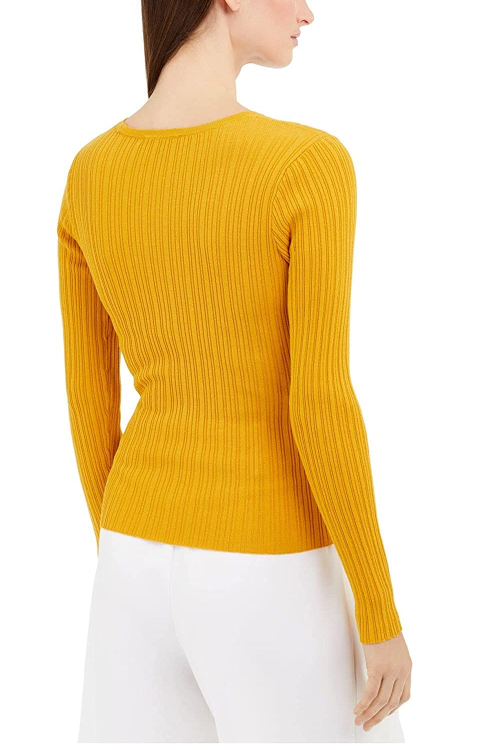 Blusa feminina com sobrepeliz texturizada INC International Concepts, tamanho X-Large, dourada