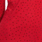 Suéter feminino com tachas e buraco de fechadura da INC International Concepts, vermelho, tamanho XX-G