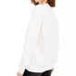 Moletom feminino vintage com estampa floral, tamanho pequeno, branco