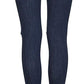Calça Jeans Skinny Feminina Free People Cintura Alta Azul Tamanho 28
