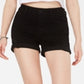 Shorts jeans rasgado Indigo Rein Junior's preto tamanho 9