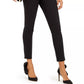 Calça skinny feminina INC International Concepts Petite com cós largo, preta, tamanho 0 Petite