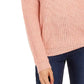 Suéter Ultra Flirt Juniors com cadarço nas costas laranja extragrande