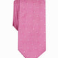 Gravata Alfani Masculina Geométrica com Bolinhas Rosa Tamanho Regular